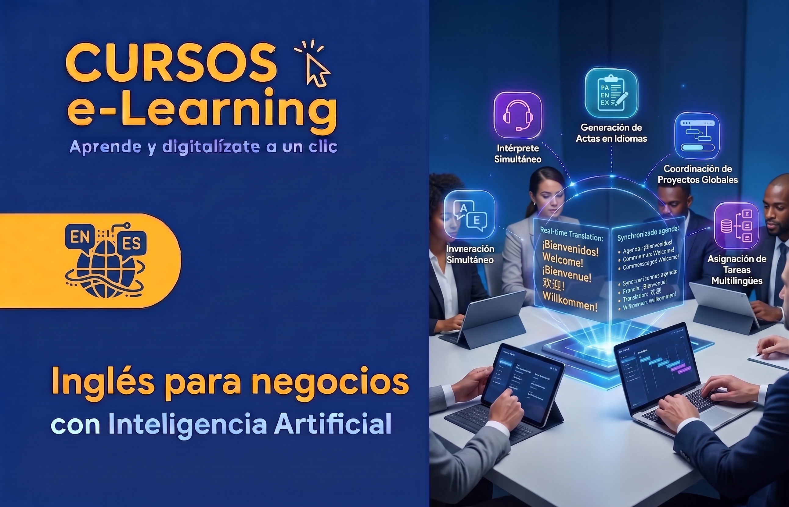 Curso: Inglés para negocios con Inteligencia Artificial