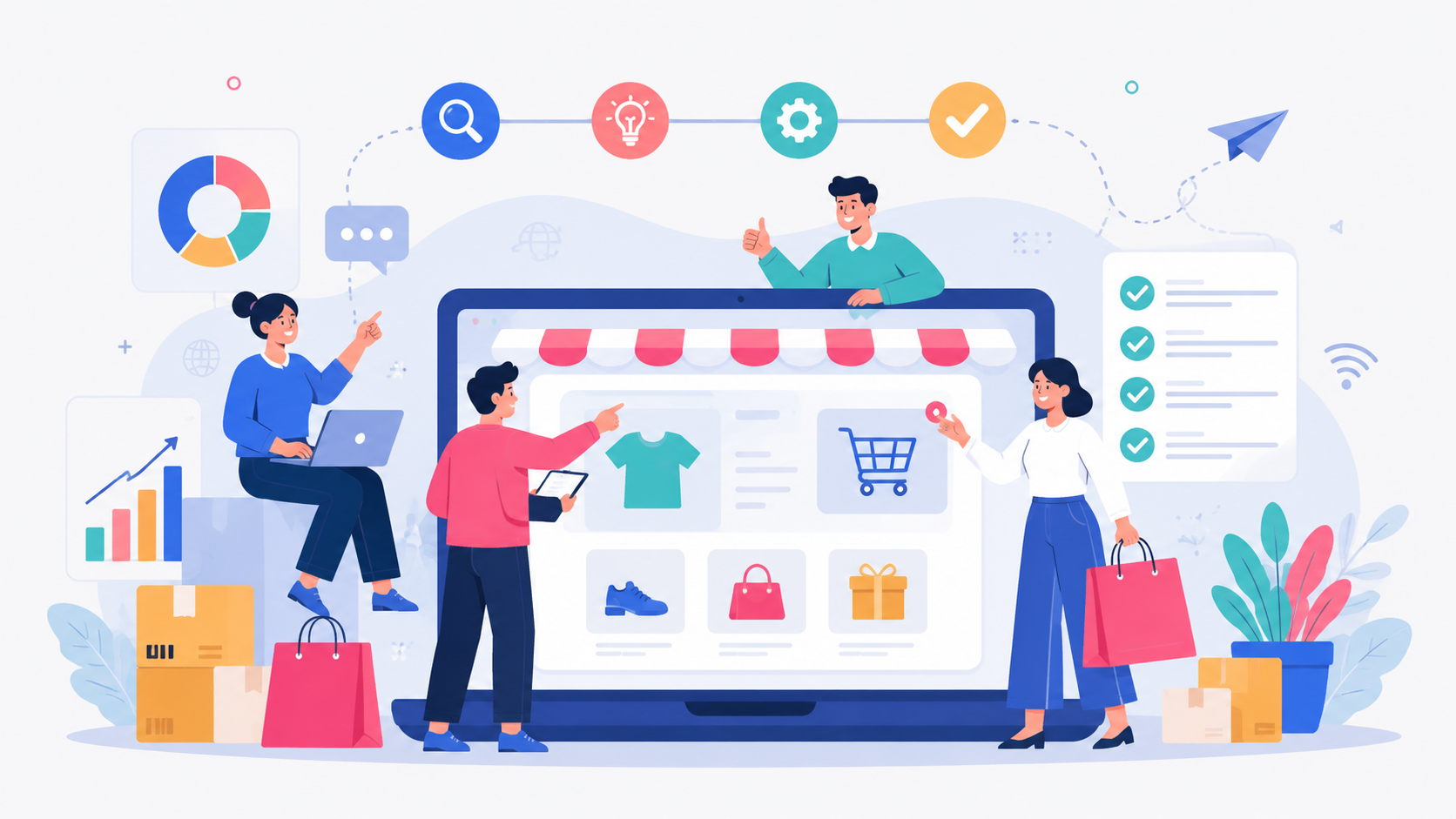 Los 4 pasos básicos para iniciar un proyecto de E-Commerce